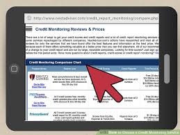 3 Ways To Choose A Credit Monitoring Service Wikihow
