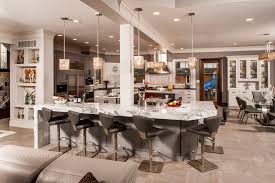 bold light fixtures: a kitchen design