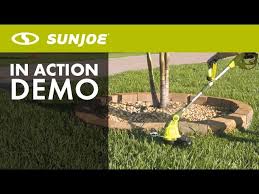 Sun joe's 40v ion series features pole saws, leaf blowers, lawn mowers, pressure washers, and more, all powered by the same 40v battery. Trj13ste Sun Joe Electric 13 Inch 4 Amp Grass Trimmer Live Demo Youtube