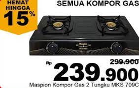 Selain itu yang mau ngemil ada biskuit dan wafer dengan diskon spesial bahkan ada promo satu harga semua barang. Promo Jsm Harga Kompor Gas Terbaru Katalog Giant Hemat Id