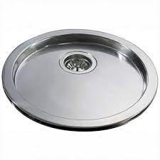 The one full sized bowl is a great size, while the smaller side bowl adds functionality to your sink without taking up too much space. Cda Kr20ss Polished Stainless Steel Round Kitchen Sink Drainer Waste