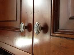 shiny spots around door pulls on my