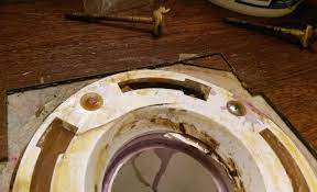 Can a toilet be properly installed without a flange? Cracked Pvc Toilet Flange Terry Love Plumbing Advice Remodel Diy Professional Forum