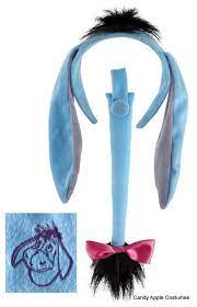Eeyore Ears And Tail Set By Candy Apple Costumes Disfraces Diademas Pooh