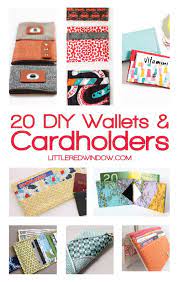 Maybe you would like to learn more about one of these? 20 Diy Wallets And Cardholders Little Red Window