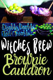 Witches Brew Brownie Snack Witches Brew Halloween Treats Easy Halloween Snacks