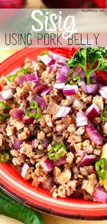 Authentic Kapampangan Sisig Recipe Using Pork Belly Foxy Folksy Recipe Sisig Recipe Recipes Using Pork Pork Belly