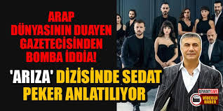Ünlü şarkıcı alişan ve ailesi zor günler geçiriyorlar. Misirli Gazeteciden Bomba Iddia Ariza Dizisinde Sedat Peker Anlatiliyor