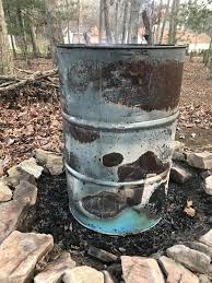 * please take caution when handling, barrels/kegs are very heavy, use proper form. Metal Trash Barrel 55 Gallon