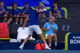 The greek sensation, 21, let rip after dropping the first set in a. Stefanos Tsitsipas Hits Father In Anger Gets Scolded By Mother Sports News