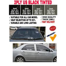 Dan ada dua kategori iaitu : Tinted Kereta