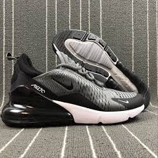 Top Quality Nike Air Max 270 Retro Grey Black White Men S Skateboarding Shoes Casual Ah8050 003 Sneakers Men Fashion Nike Air Max Nike Shoes Outfits