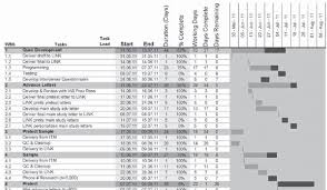 1 example gantt chart using ms project software filter