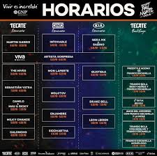 De week na volgende week. De Intocable A The Hives Estos Son Los Horarios De Tus Artistas Favoritos En Tecate Pal Norte 2021 Infobae