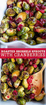 Peel and halve the potatoes, then parboil in boiling salted water for 10 minutes. Roasted Brussels Sprouts With Cranberries Brussel Sprout Side Dish Roasted Brussel Sprouts Brussel Sprouts Recipes Easy