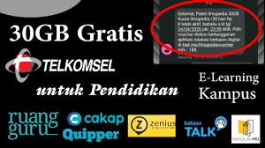 Pada saat ini telkomsel menyediakan paket promo kampus. Cara Dapat 30gb Gratis Dari Telkomsel Untuk Pendidikan Cute766