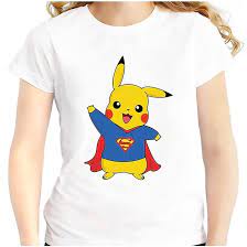 Superman Pikachu Cosplay White T Shirt Women Pikat Shirt Pikachu3dt Shirt Pikachushirt Pikachushirts Pikachutshirts Pik Designer Dresses Pikachu Dresses