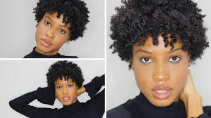 Like many curlies who have taken the plunge and big chopped, i had no idea how to style my hair, what products to use or how to properly care for it. Quick Easy Hairstyles For Natural Short Black Hair Natural Girl Wigs