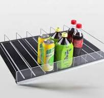 Supermarket Auto Feed Roller Track Drinks Storage Freezer Shelf Roller Commercial Fridge Dividers Roller Shelf System