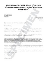 Cette lettre sera prioritairement expédiée au service spécifique chargé des recours désigné par l'administration. Recours Contre Le Refus D Octroi D Un Permis De Construire Recours Gracieux Startdoc