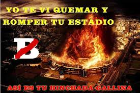 Los hinchas cerraron la avenida lugones, a las afueras del estadio de river, para celebrar. Riber Yo Te Vi Romper Y Quemar Tu Estadio De La B Nacional Home Facebook