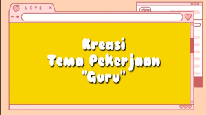 Seorang guru dalam melaksanaan kegiatan belajar mengajar tentunya harus memiliki. Idekreatif Sentraseni Kegiatan Kreatif Paud Tema Pekerjaan Profesi Paud Sub Tema Guru Youtube