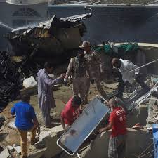 Navy confirmed that a military plane crashed today in virginia while conducting a training flight, and two pilots and two crew members bailed out safely with parachutes. Pakistan International Airlines Plane Crashes In Karachi Wsj
