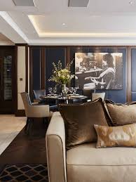 Living Room London Pied A Terre Linley Interiors Interior Livingroom Design Contemporary Woodpane London Living Room Home Decor Leather Wall Panels