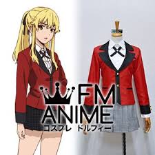 What better way to hone those skills than with a rigorous curriculum of gambling? Fm Anime Kakegurui Compulsive Gambler Mary Saotome Yumeko Jabami Uniform Cosplay Costume