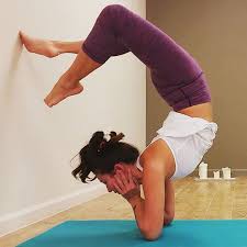 Forget The Mat Try These 25 Wall Yoga Poses Wall Yoga Yoga Poses Yoga Asanas