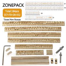 Google llc, formerly google inc. Zonepack 184 Pcs Alphabet Letters Set With Number Symbols 10cm T Slot