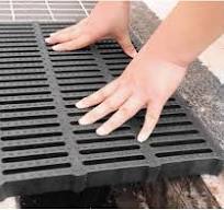 Couvercle de Drainage extérieur, couvercles de tranchée de Drainage en  Plastique/grilles Plates pour eaux usées pour Cour, Jardin, Sol, Canal de  Sol, ...