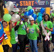Support means everything. Founder of the @dsfamilynetwork Mr. Glen Niles  shares a beautiful moment with Mrs. Sharon Rowley, wife of the Prime  Minister of the Republic of Trinidad and Tobago. Cheers to
