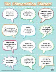 Kid Conversation Starters Conversation Starters For Kids Kids Talking Parenting
