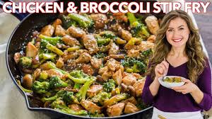 Chicken is lean meat, while broccoli is rich in vitamins, minerals and is very low in calories. Chicken And Broccoli Stir Fry Video Natashaskitchen Com