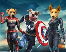Custom Superhero Giftpersonalized Marvel Pet Portraitpet Etsy Pet Portraits Superhero Gift Bags Custom Dog Portraits