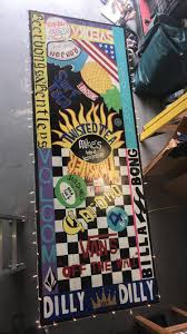Custom Painted Beer Pong Table Beer Pong Table Painted Beer Pong Table Diy Beer Pong Table Designs