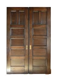 Check the measurements of the door and then install a new stud. Oak Over Cherry Double Pocket Doors Architectural Antiques