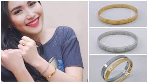 Review Gelang Cartier Titanium Silver Dan Gold Gelang Wanita Kekinian