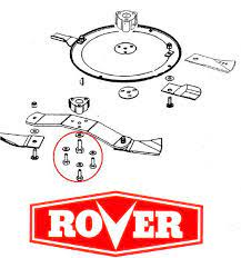 Delivery to europe is €9.95* heavier larger. Rover 18 Mower Centre Disk Bolt Kit Lawnmower World