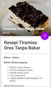 1001 resepi kuih muih tradisional umie safiyya. Resepi Kek Tiramisu For Android Apk Download