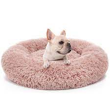 Relax on the deck with a glass of wine and watch the light dance across the lake, or curl up inside with a cup of tea and take in the views through the. Dog Bed Anti Anxiety Calming Pet Beds Plush Donut Round Cuddler Cushion Washable 27 6 Amazon Com Au Pet Supplies
