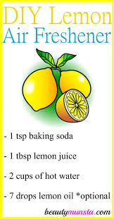 Homemade Air Freshener With Lemon Juice Beautymunsta Free Natural Beauty Hacks And More