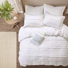 Duvet cover and insert sold separately. 4pc King California King Alexis 2 In 1 Duvet Set White Target