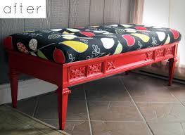 Epic upcycled barrel table plan: Before After The Bartlett S Bed Alain And Julie S Bench Design Sponge