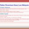 Dasar luar negara tidak statik. 1