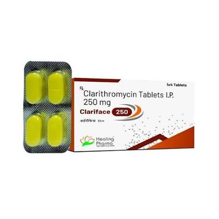 Clarithromycin Tablets 250 Mg at ₹ 803/box | Clarithromycin Tablets in Nagpur | ID: 27309635948
