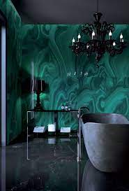 You Would Never Know This Wasn T Real Malachite This Company Has Some Unbelievable Products Semiprecious Series Design Di Lusso Bagno Eclettico Progetto Casa