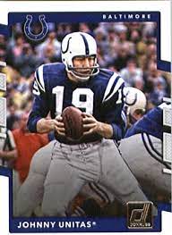 This video was produced at adg creative for the nfl keepr ® card. Amazon Com 2017 Donruss 229 Johnny Unitas Baltimore Colts Football Card Collectibles Fine Art