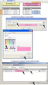 Tom S Tutorials For Excel Monitoring Changes In Data With Conditional Formatting Excel Tutorials Business Card Maker Excel